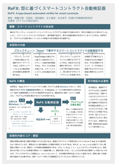 ReFX: 型に基づくスマートコントラクト自動検証器